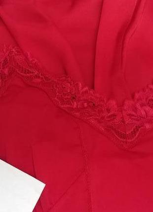 Красный комплект белья неглиже и кимоно пеньюар britney spears р.46-48 новый секси2 фото