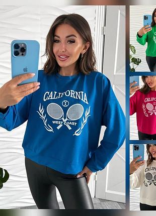 Женский свитшот с принтом