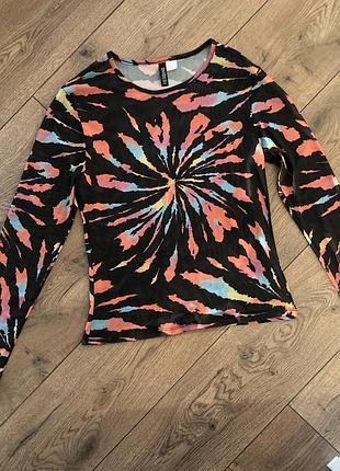 Трендовый кроп топ сетка