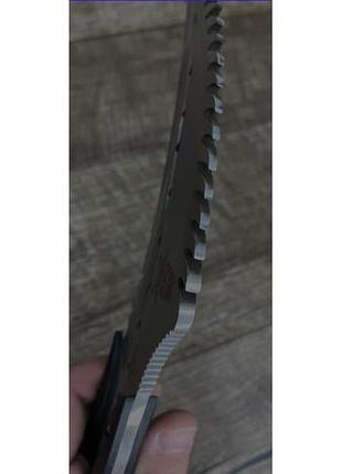 Большой боевой нож коготь керамбит на 32см в05х з толстого металла, острый ножик в виде когтя с чехлом, sl5