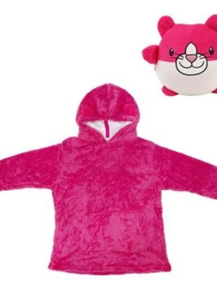Худі для дітей huggle pets hoodie, 3 в 1 жіноча толстовка з капюшоном , іграшка, подушка8 фото