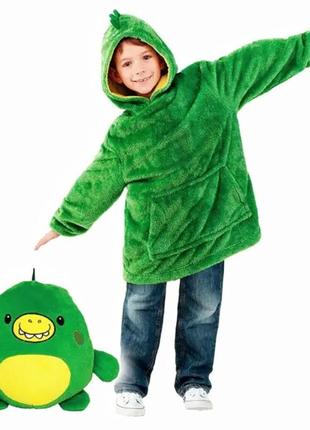 Худи для детей huggle pets hoodie, 3 в 1 толстовка с капюшоном , игрушка, подушка