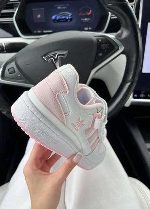 Кроссовки adidas forum white pink5 фото