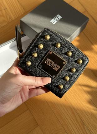 Versace jeans couture | шкіряний гаманець studs revolution wallet2 фото