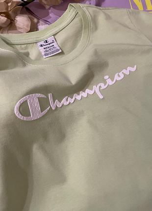 Футболка champion t-shirt crewneck t-shirt оригинал хлопковая8 фото