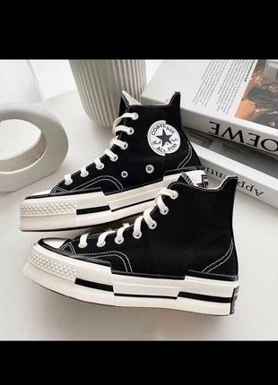 Кеди converse chuck 70 plus black3 фото