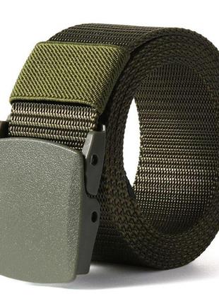 Тактический ремень tactical ykk армейский ремень с пластиковой пряжкой ремень для военных oliva