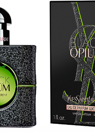 Парфюмерная вода yves saint laurent black opium illicit green