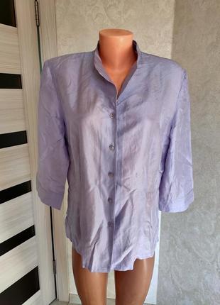 Шовкова блуза 💥🔥 пог 57 ніжна блуза2 фото