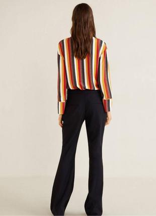 Mango жіноча сорочка в кольорову смужку