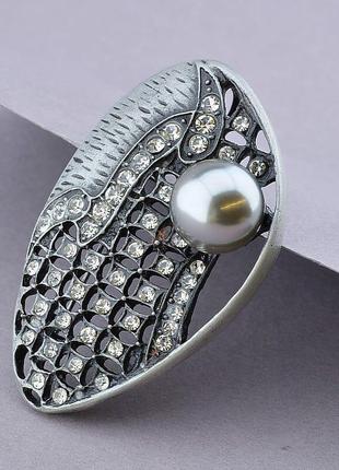 100298 брошка майорка,сrystal 55х35мм.
