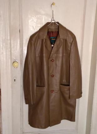 Шкiряне пальто montreal leather garment