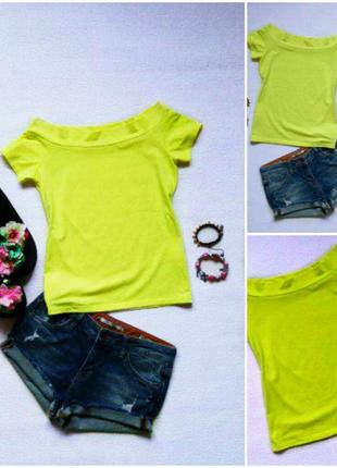 Ярколимонная футболка от atmosphere.