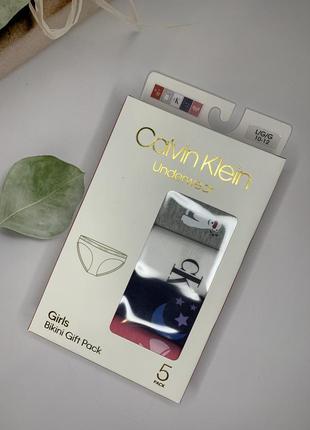 Комплект трусиків 5 шт calvin klein 6 років