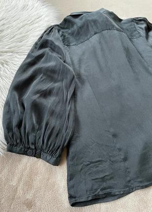 Женская стильная шелковая блуза блузка с шарфом ted baker9 фото