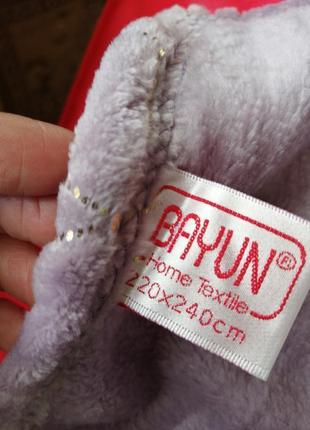 Плед микрофибра велюр/золото. плюшевый плед в квадраты євро/велике 220*240 есть цвета❤