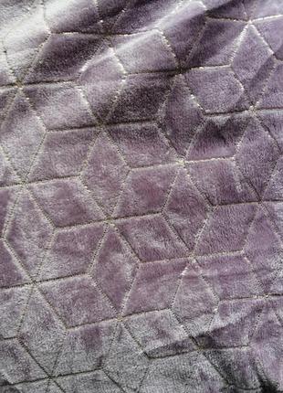 Плед микрофибра велюр/золото. плюшевый плед в квадраты євро/велике 220*240 есть цвета❤