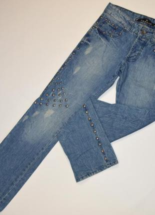 Брендовые мужские голубые коттоновые джинсы tazzio jeans турция4 фото