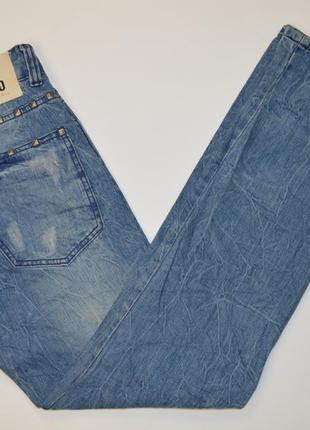 Брендовые мужские голубые коттоновые джинсы tazzio jeans турция5 фото