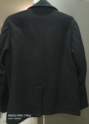 Полу пальто в діловому стилі на синтепоні італія2 фото