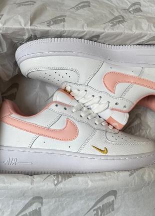 Кросівки nike air force 1 low mini swoosh white peach