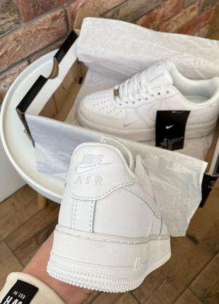 Кроссовки nike air force 1 low mini swoosh white5 фото