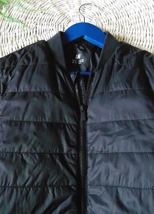 Стёганная куртка бомпер h&m 5