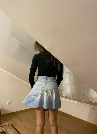 Юбка карго джинсовая cargo armani jeans