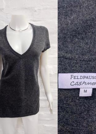 Feldpaush cashmere кашемировый пуловер с короткими рукавами