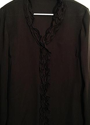 Jjbbenson, блуза шовк шоколадна коричнева7 фото