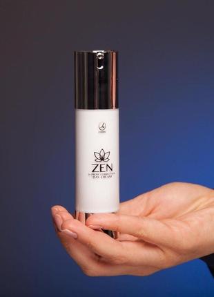 Крем денний з фільтром захисту від сонця spf zen airless зі стовбуровими клітинами 50мл франція