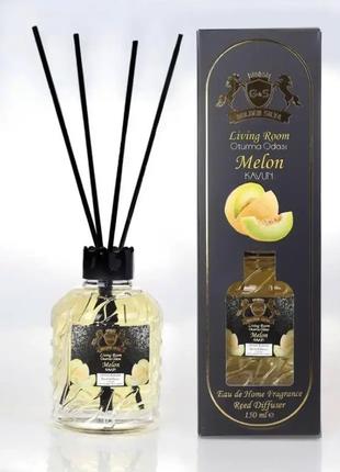 Аромадифузор для дому диня golden silva reed diffuser, 150 ml