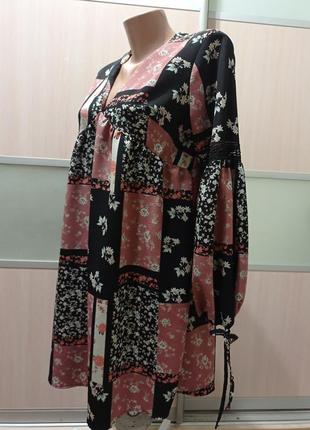 Платье в стиле печворк primark