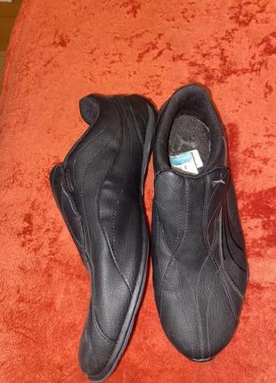 Мужские беговки кроссовки кожа puma на 40-40.5 размер из сша3 фото