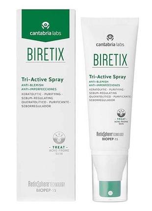 Спрей для тела против акне biretix tri active spray4 фото