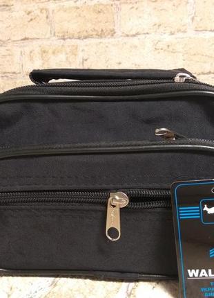 Сумка мужская через плечо wallaby 2663 черная
