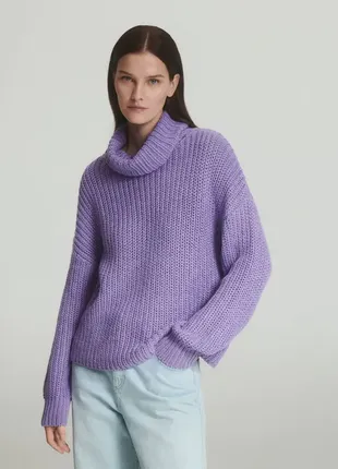 Фиолетовый свитер reserved