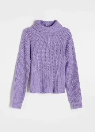 Фиолетовый свитер reserved 3