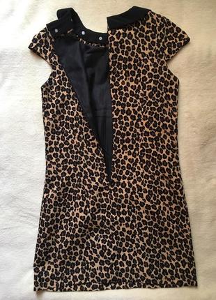 Леопардовое платье футляр2 фото