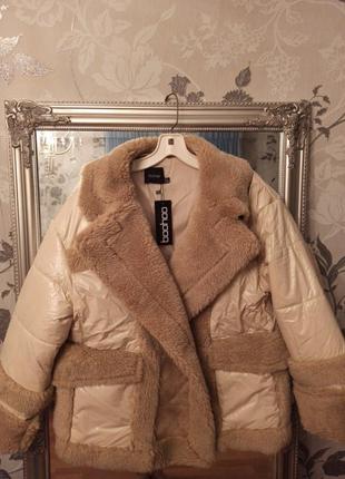 Куртка, искусственный мех, размер 14-163 фото