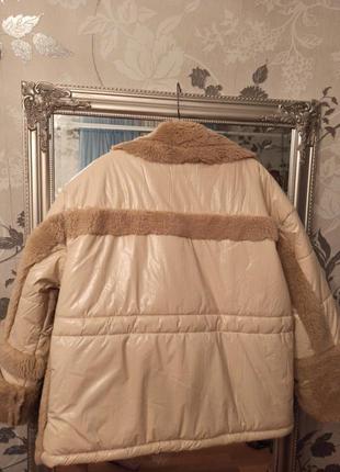 Куртка, искусственный мех, размер 14-166 фото