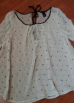 Блузка  шифонова h&m
