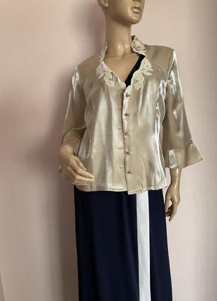 Легкий нарядный жакет /m- l / brend alex&amp; co новый