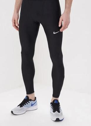 Лосины nike dri-fit running men l1 фото