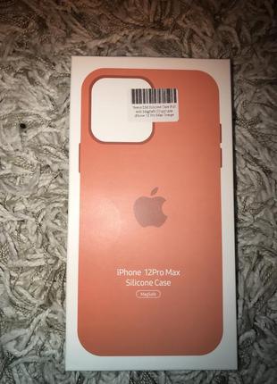 Чехол dm silicone case full with magsafe для iphone 12pro max1 фото