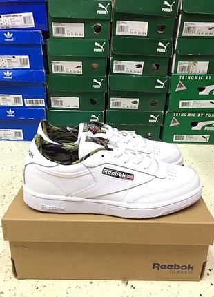 Кроссовки reebok classics junior club c 85 trainers  оригинал