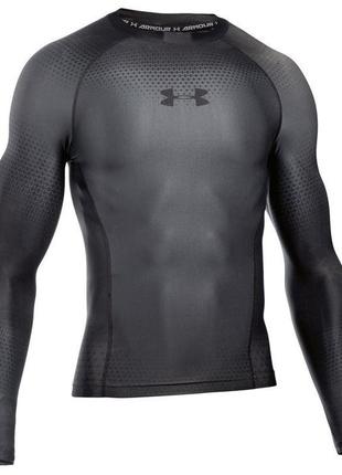 Компрессионная термо футболка логслив рашгард с длинным рукавом under armour. новая, оригинал!!!5 фото