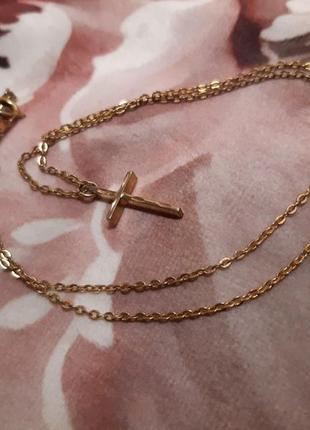 Ланцюг з підвіскою хрест,  вінтаж