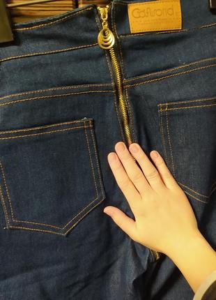 Распродажа!!! джинсы с молнией сзади7 фото
