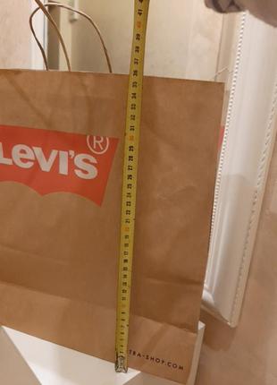 Подарунковий пакет levi 's3 фото